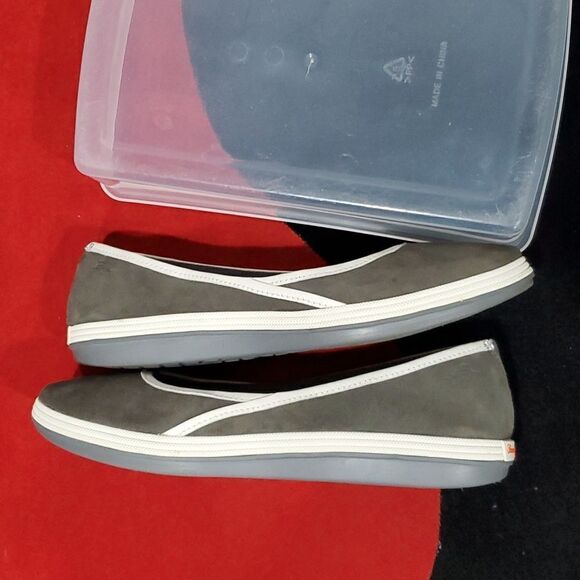 Tommy Bahama Genuine Leather Shoes in Grey Size 8 - Picture 6 of 14